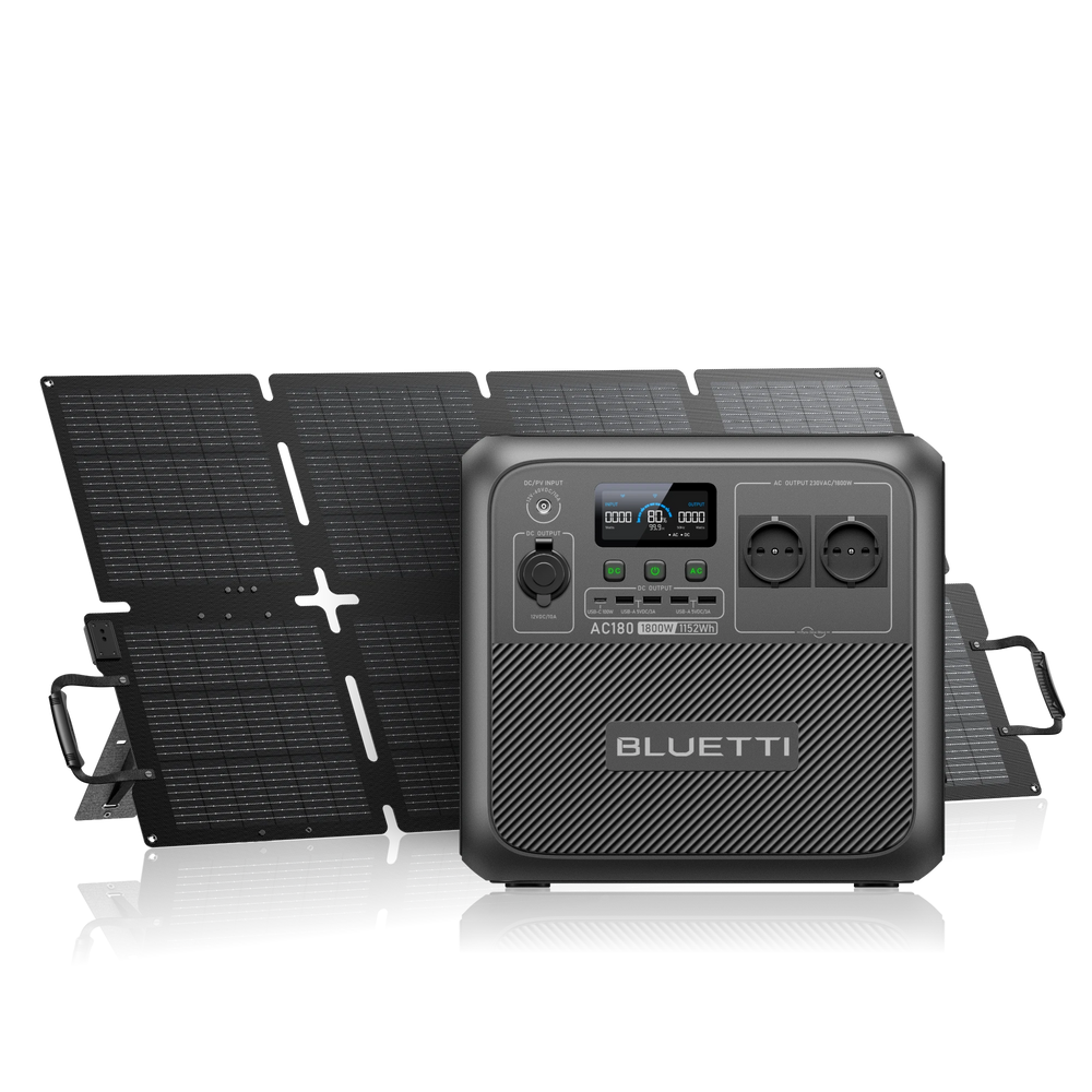 BLUETTI AC180 Estación de energía portátil | 1.800 W 1.152 Wh