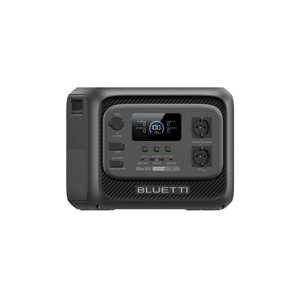 BLUETTI Elite 300 Estación de Energía Portátil | 2.400 W, 3.014,4 Wh