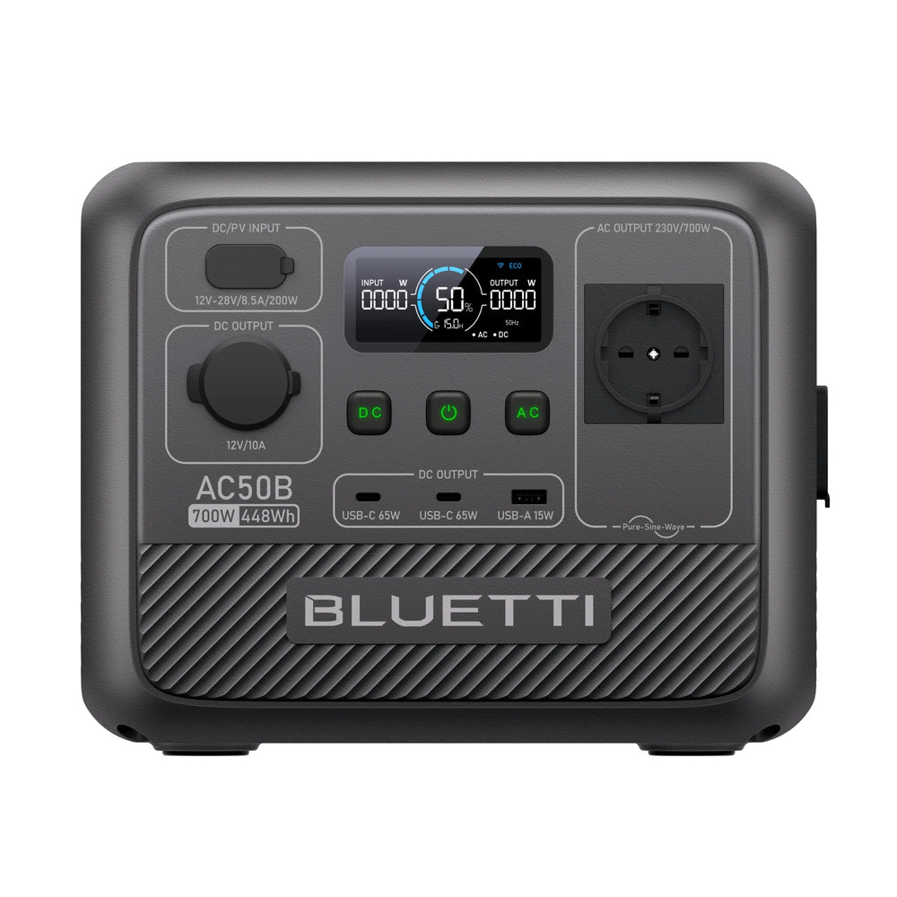 BLUETTI AC50B Estación de energía portátil para camping | 700 W 448 Wh