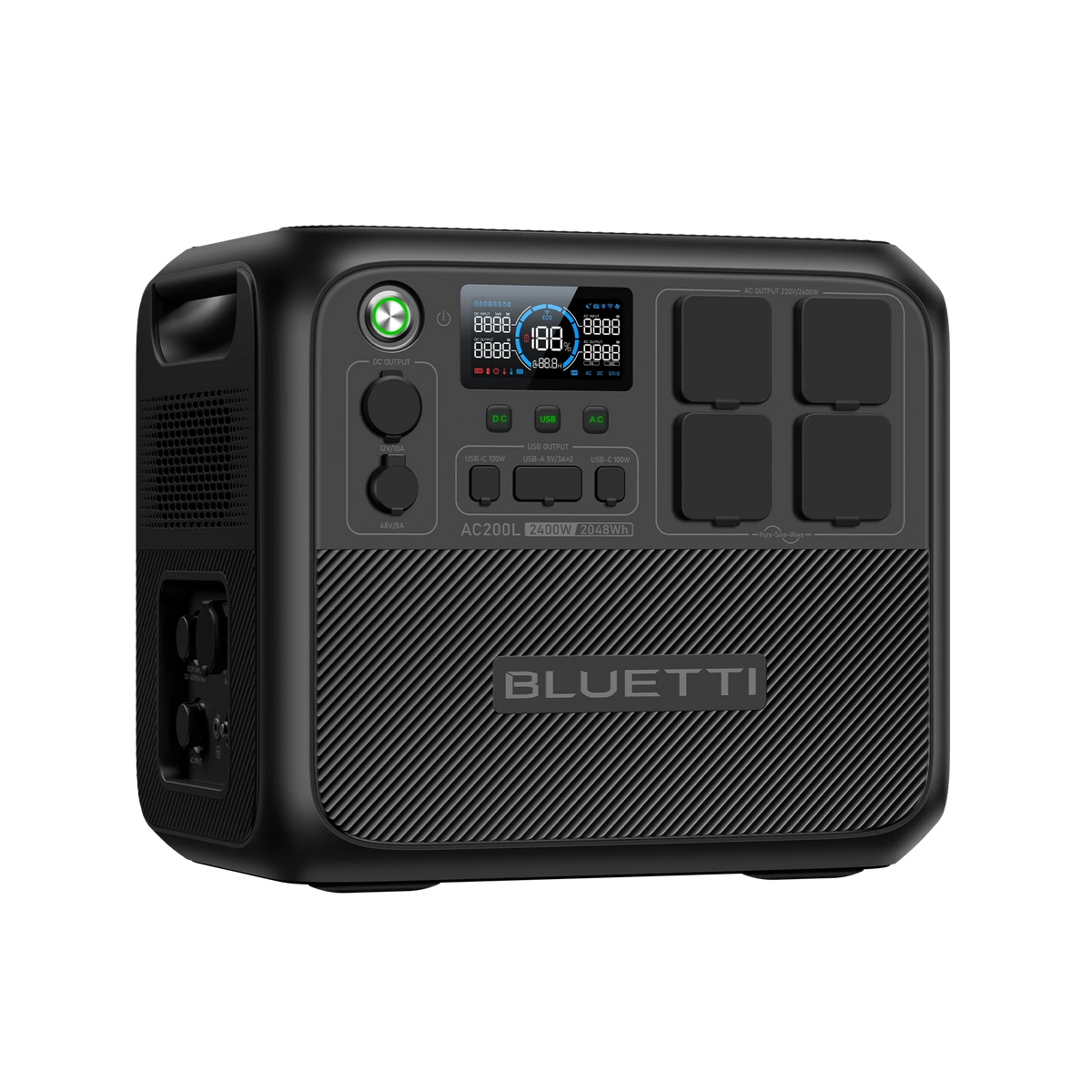 BLUETTI AC200L Estación de energía expandible | 2.400 W 2.048 Wh