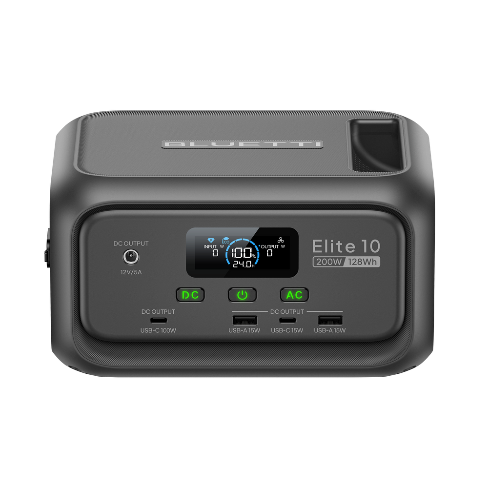 BLUETTI Elite 10 Mini Estación de energía portátil | 200 W 128 Wh