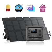 BLUETTI Elite 300 Estación de Energía Portátil | 2.400 W, 3.014,4 Wh