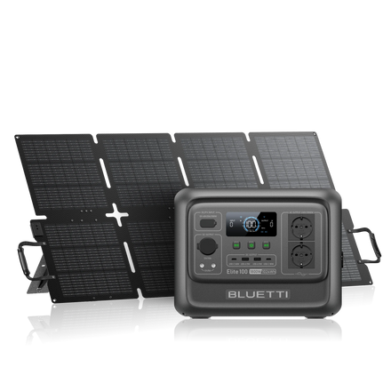 BLUETTI Elite 100 V2 + 130 W