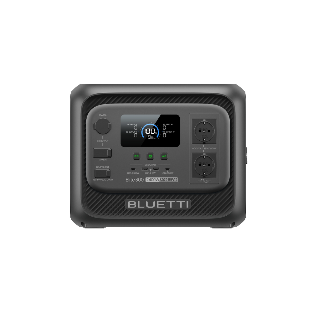 BLUETTI Elite 300 Estación de Energía Portátil | 2.400 W, 3.014,4 Wh