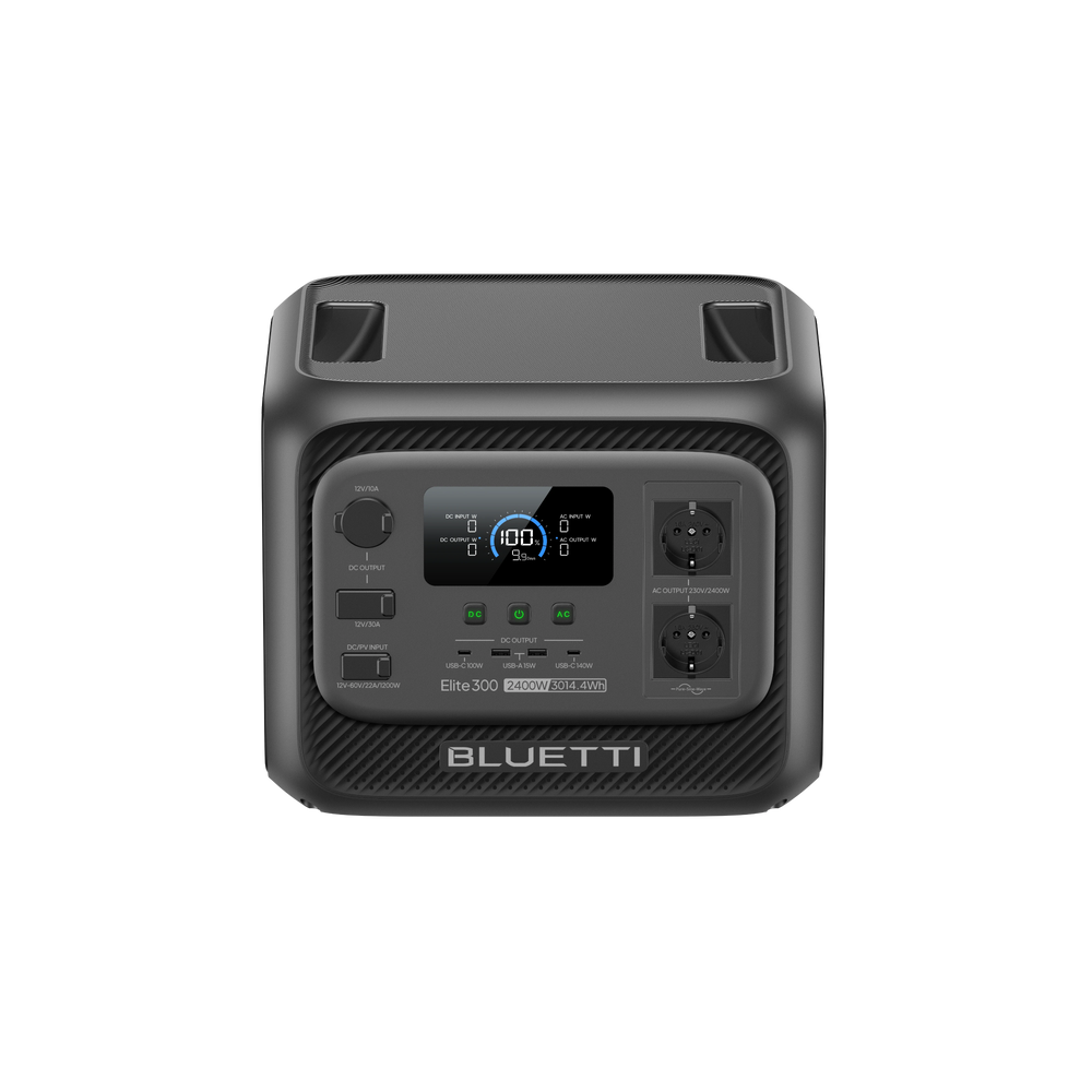 BLUETTI Elite 300 Estación de Energía Portátil | 2.400 W, 3.014,4 Wh