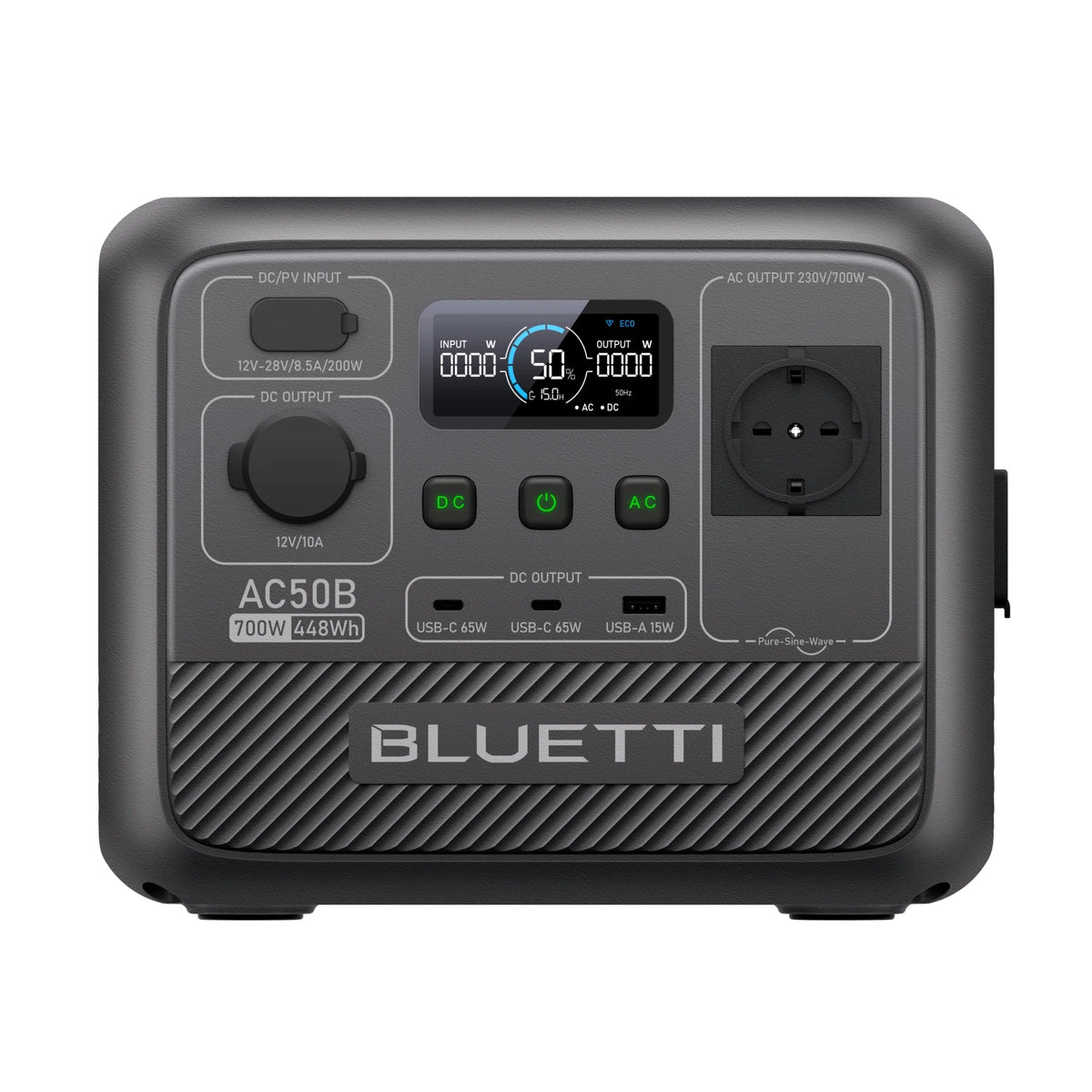 BLUETTI AC50B Estación de energía portátil para camping | 700 W 448 Wh