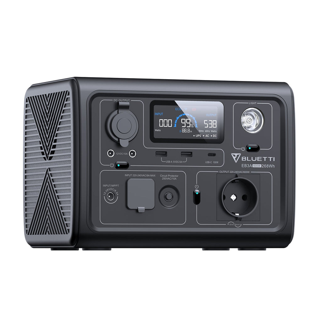 BLUETTI EB3A Estación de energía portátil | 600 W 268 Wh