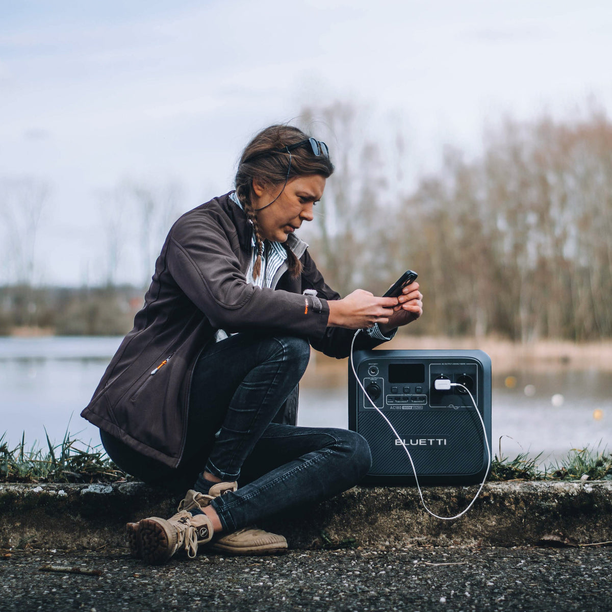 BLUETTI AC180 Estación de energía portátil | 1.800 W 1.152 Wh