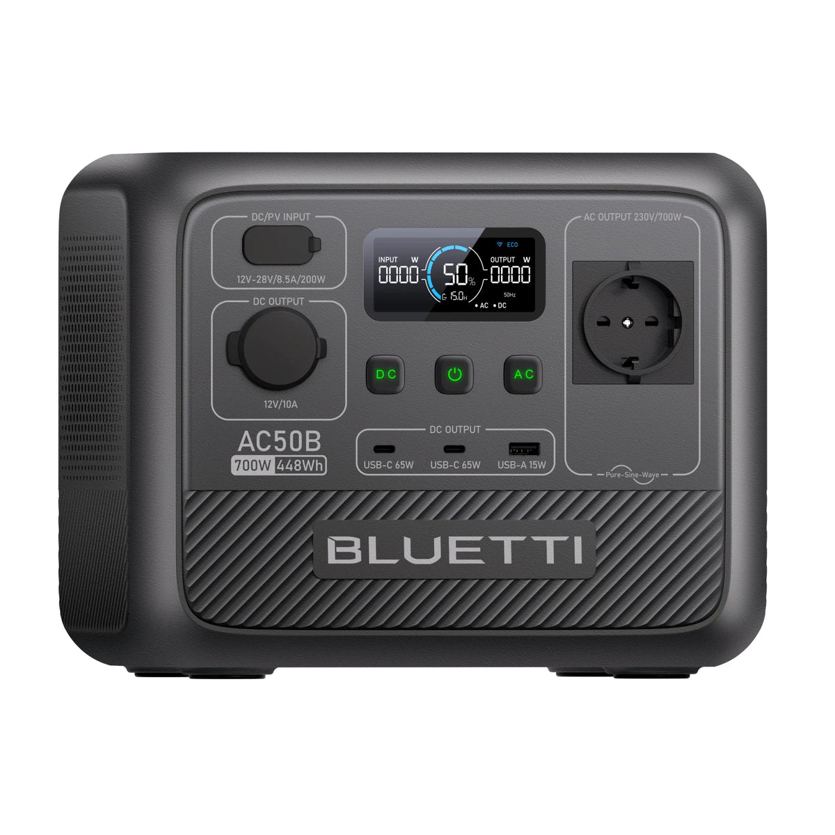 BLUETTI AC50B Estación de energía portátil para camping | 700 W 448 Wh