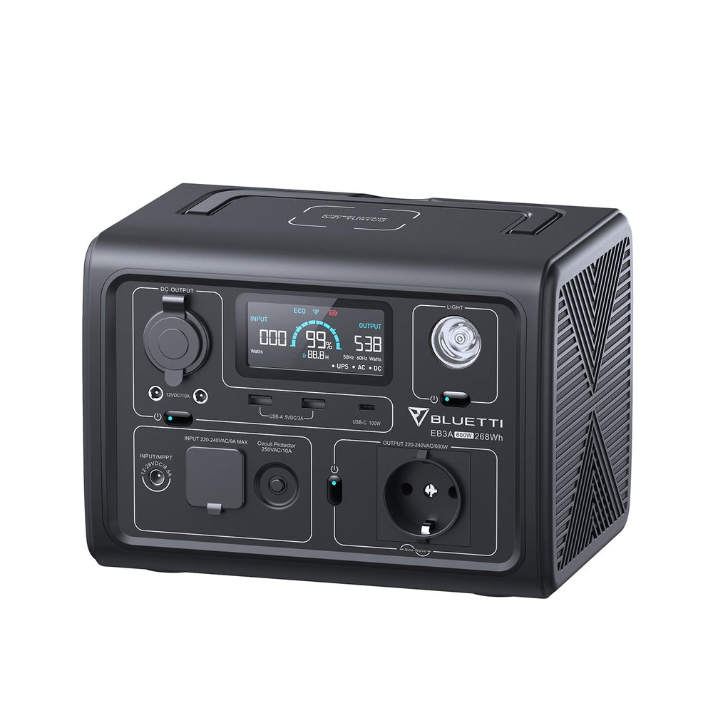BLUETTI EB3A Estación de energía portátil | 600 W 268 Wh