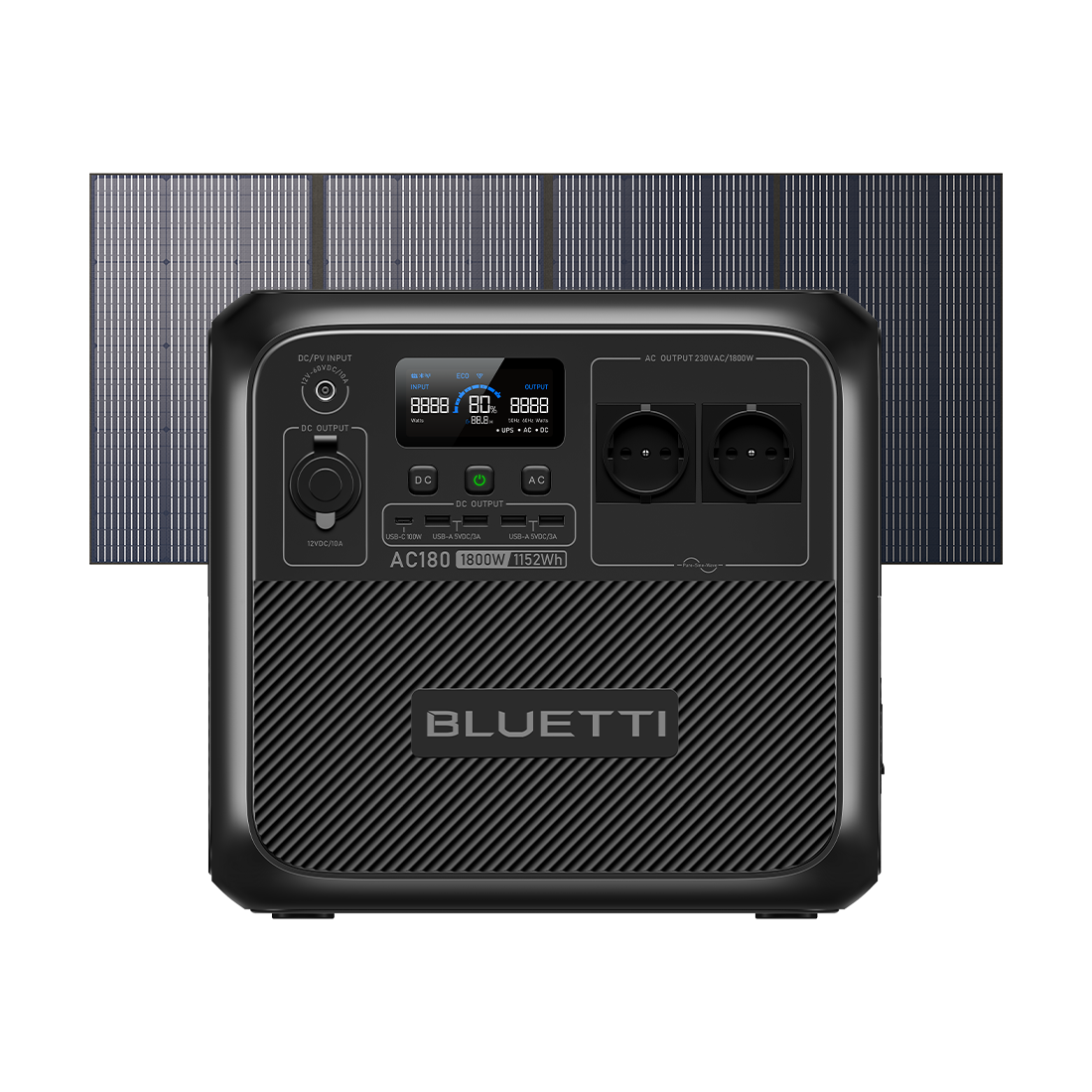 BLUETTI AC180 Estación de energía portátil | 1.800 W 1.152 Wh