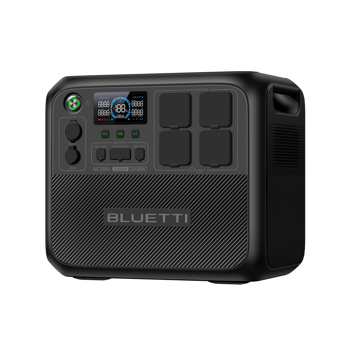 BLUETTI AC200L Estación de energía expandible | 2.400 W 2.048 Wh