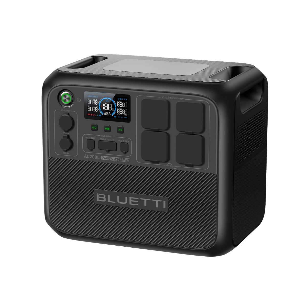 BLUETTI AC200L Estación de energía expandible | 2.400 W 2.048 Wh
