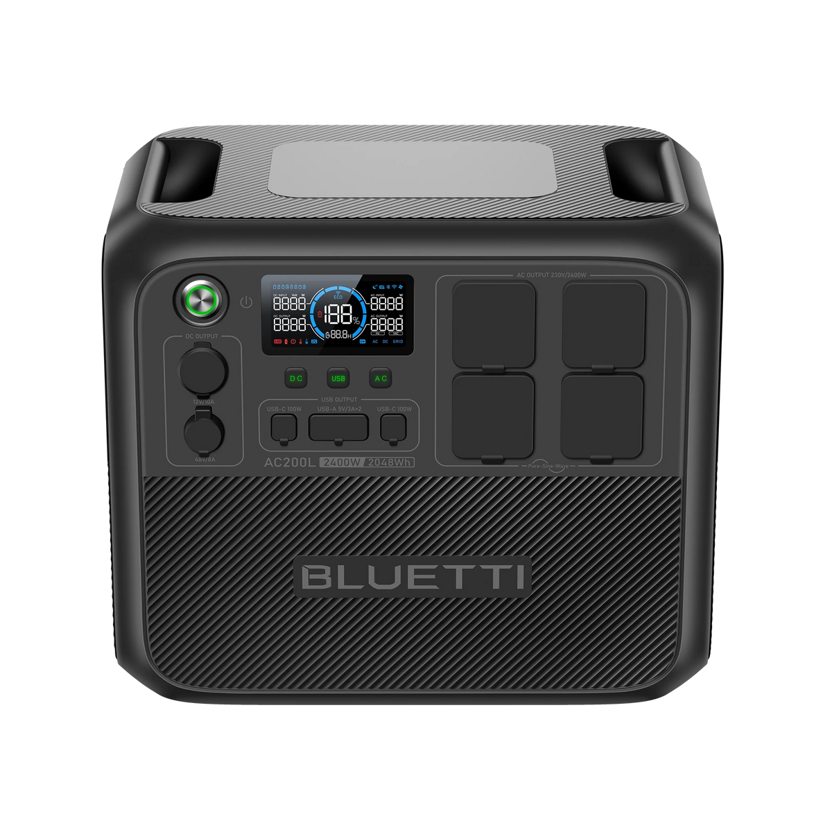 BLUETTI AC200L Estación de energía expandible | 2.400 W 2.048 Wh