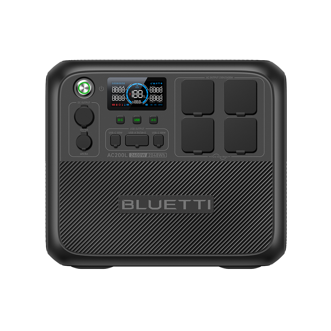 BLUETTI AC200L Estación de energía expandible | 2.400 W 2.048 Wh