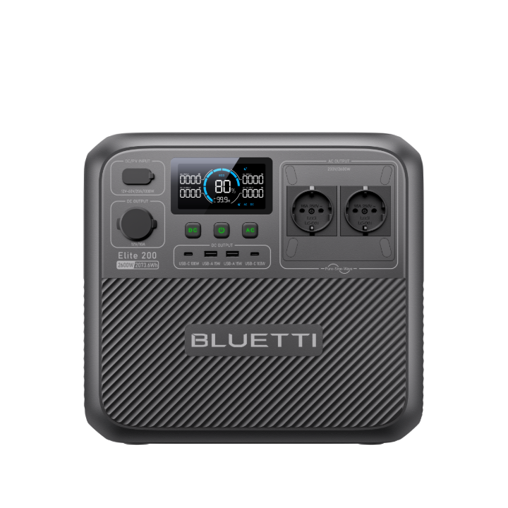 BLUETTI Elite 200 V2 Estación de energía portátil | 2073,6 Wh 2600 W