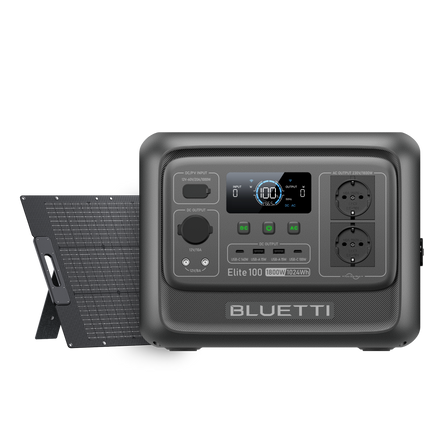 BLUETTI Elite 100 V2 Estación de energía portátil| 1.800 W 1.024 Wh