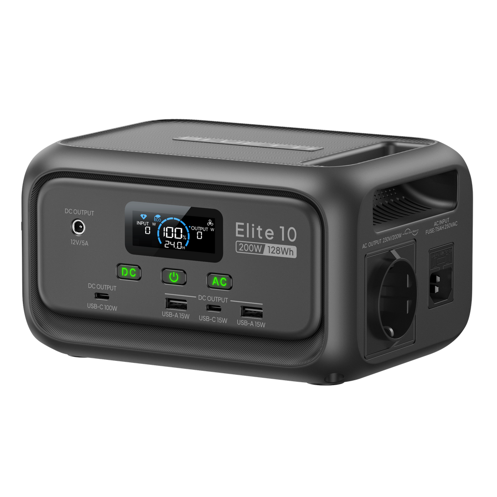 BLUETTI Elite 10 Mini Estación de energía portátil | 200 W 128 Wh