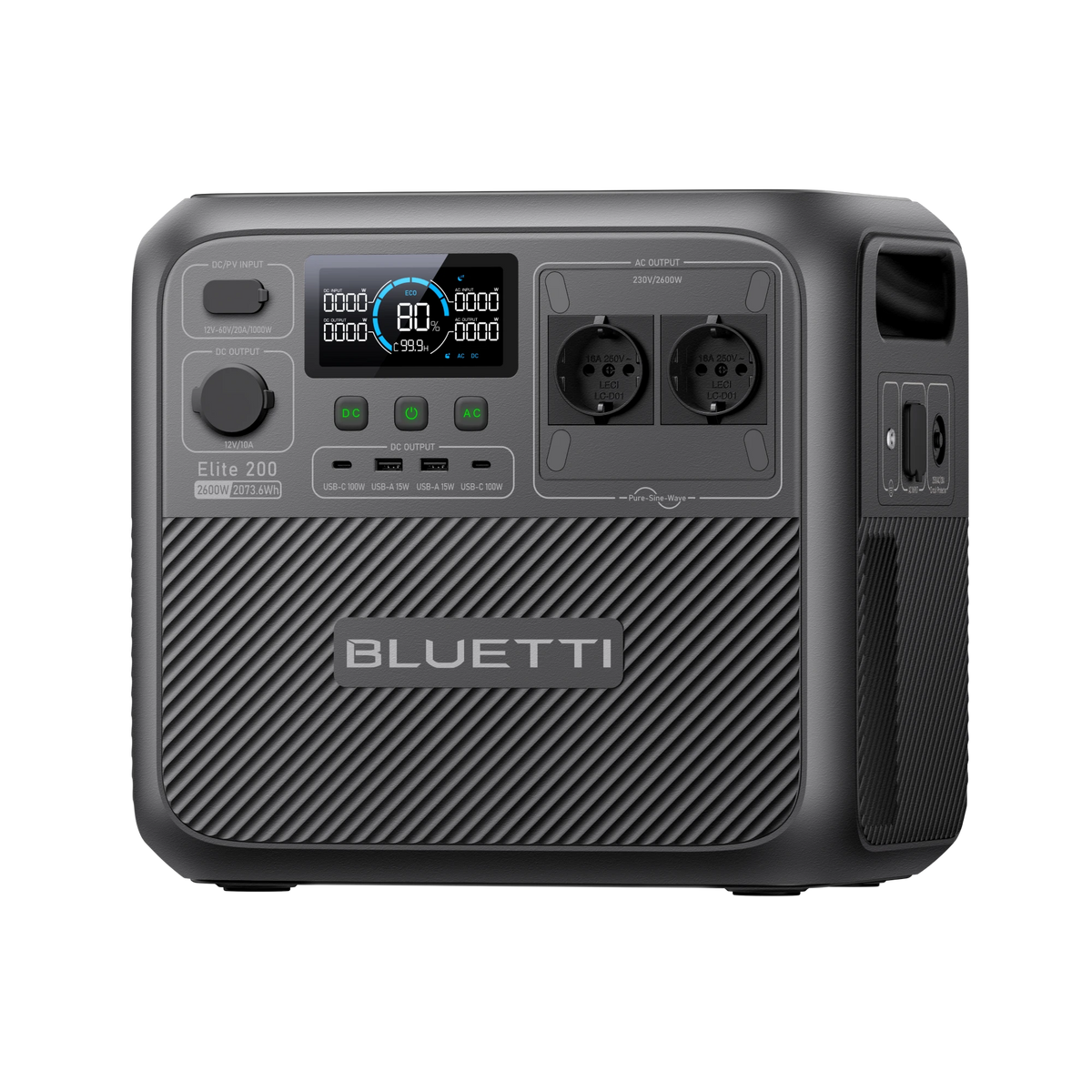 BLUETTI Elite 200 V2 Estación de energía portátil | 2073,6 Wh 2600 W