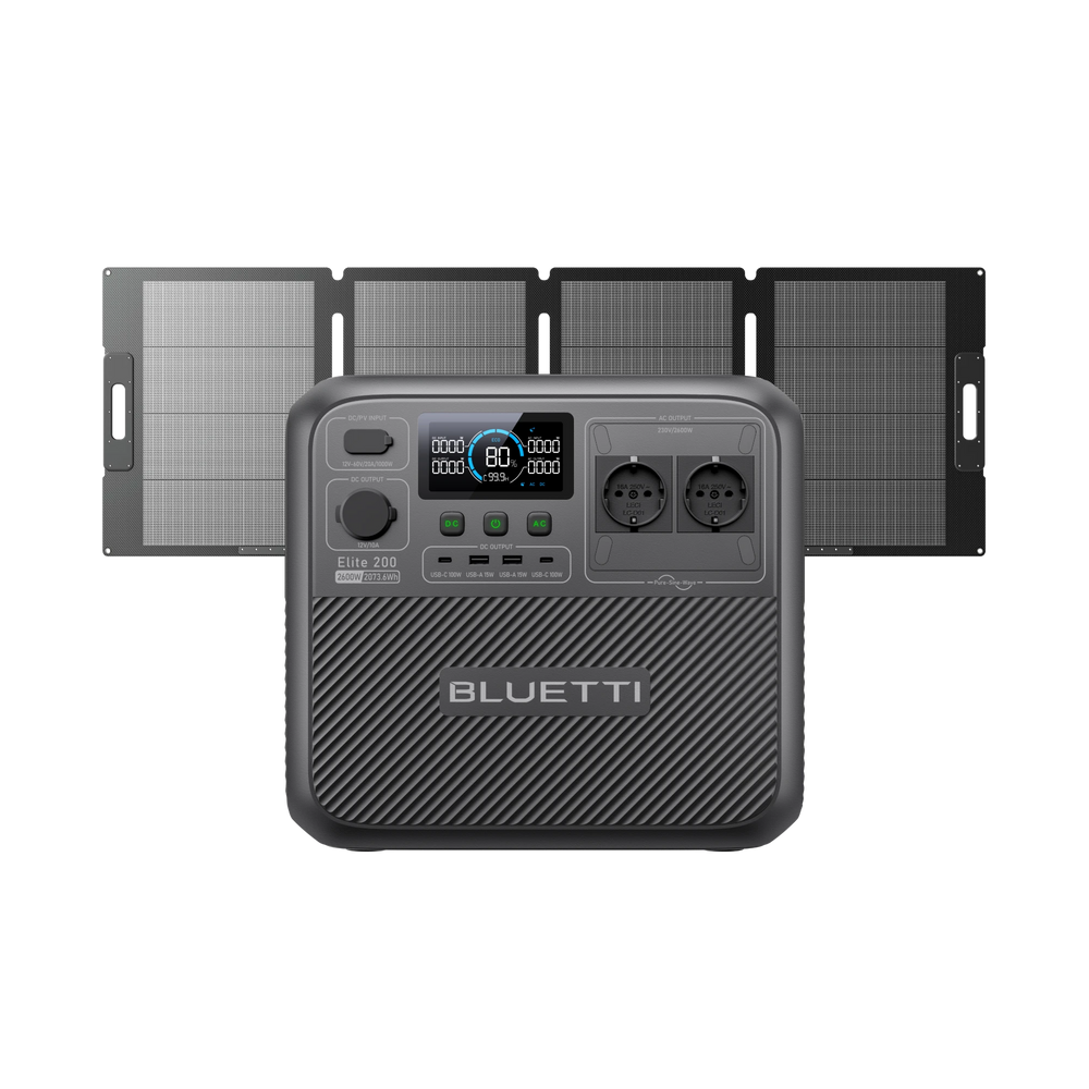 BLUETTI Elite 200 V2 Estación de energía portátil | 2073,6 Wh 2600 W