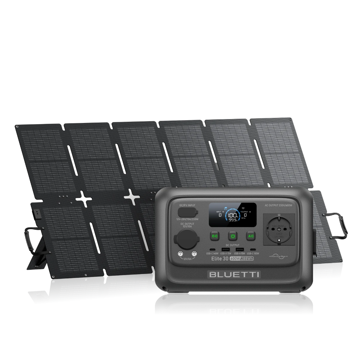 BLUETTI Elite 30 + 130 W