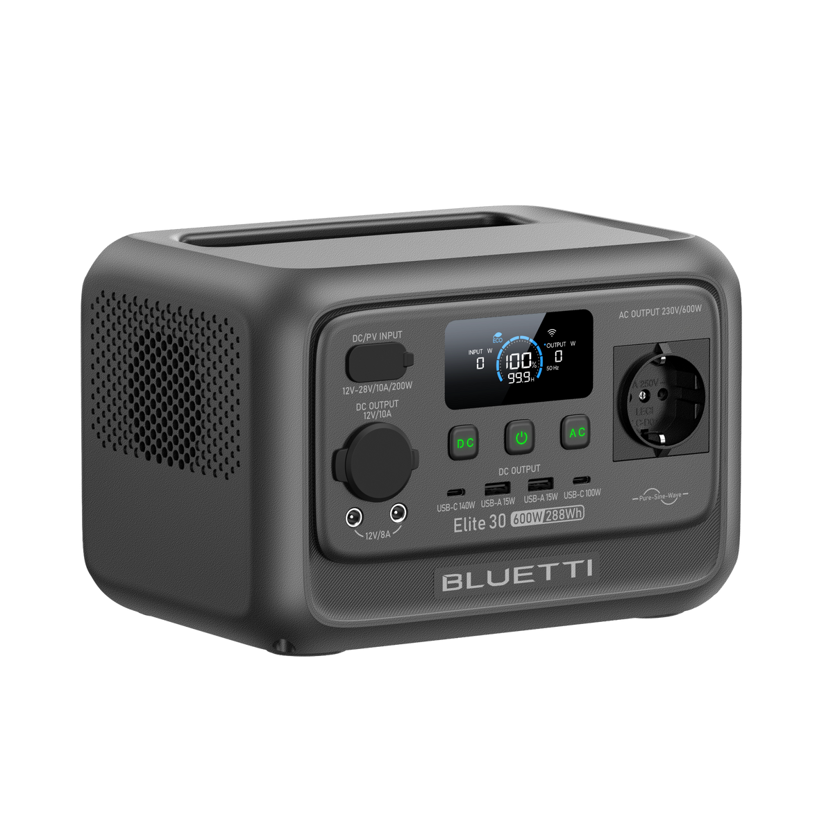 BLUETTI ELITE 30 - ESTACION DE ENERGIA PORTATIL 600W