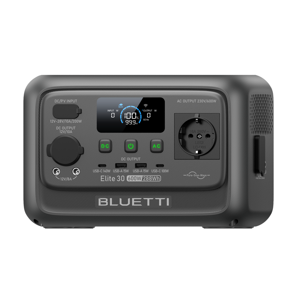 BLUETTI Elite 30 V2 Estación de energía portátil | 600 W 288 Wh