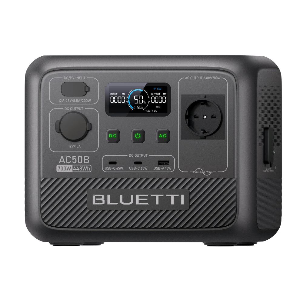 BLUETTI AC50B Estación de energía portátil para camping | 700 W 448 Wh