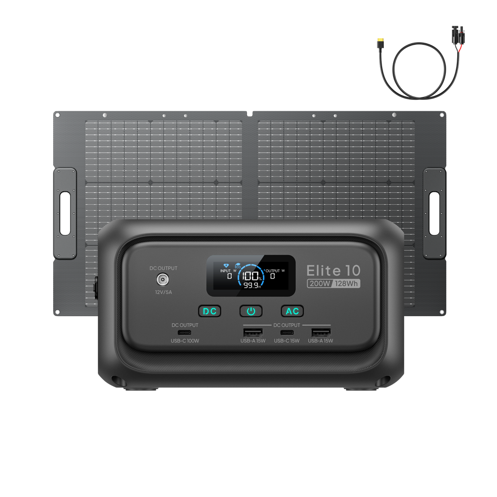 BLUETTI Elite 10 Mini Estación de energía portátil | 200 W 128 Wh
