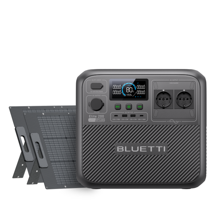 BLUETTI Elite 200 V2 Estación de energía portátil | 2073,6 Wh 2600 W